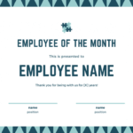 10 Employee Of The Month Templates Your Employees Will Love for Manager Of The Month Certificate Template