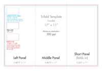 11&quot; X 17&quot; Tri Fold Brochure Template - U.s. Press regarding 11X17 Brochure Template