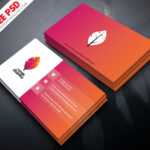 150+ Free Business Card Psd Templates throughout Professional Business Card Templates Free Download