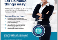 16+ Accounting &amp; Bookkeeping Services Flyer Templates - Psd pertaining to Accounting Flyer Templates