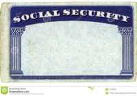 165 Blank Social Security Card Photos - Free &amp; Royalty-Free in Blank Social Security Card Template