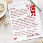 17 Free Letter From Santa Templates intended for Letter From Santa Claus Template