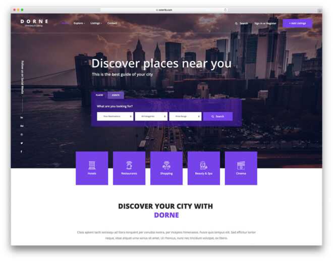 20 Best Free Directory Website Templates 2020 - Colorlib inside Free Business Directory Template