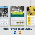 20+ Best Free Flyer Templates Psd throughout Free Flyer Template Illustrator