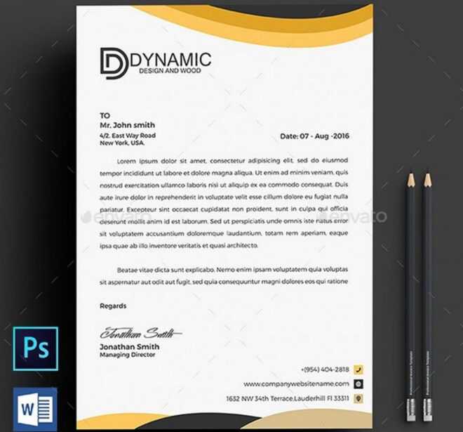 20+ Best Microsoft Word Letterhead Templates (Free &amp; Premium pertaining to Header Templates For Word