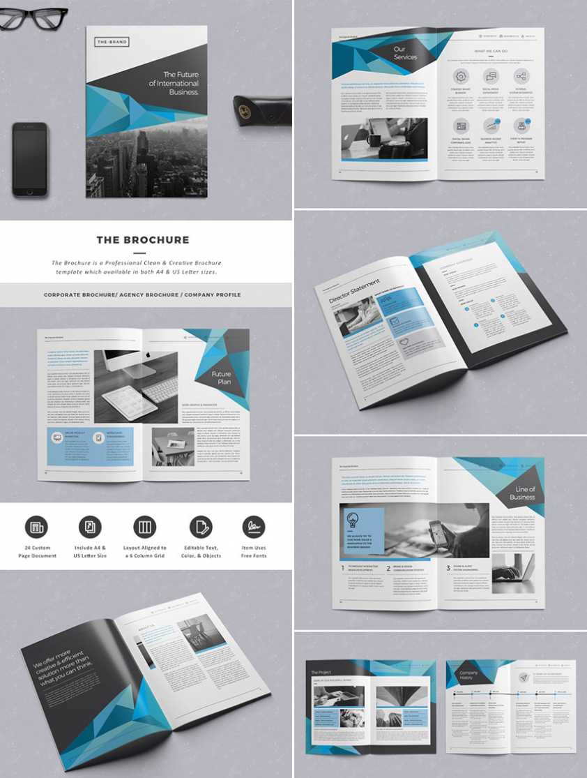 20 Лучших Шаблонов Indesign Brochure - Для Творческого inside Indesign Templates Free Download Brochure