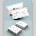 20+ Double-Sided, Vertical Business Card Templates (Word, Or for 2 Sided Business Card Template Word