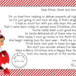 21+ Elf On The Shelf Letter Templates Free Download pertaining to Elf Goodbye Letter Template