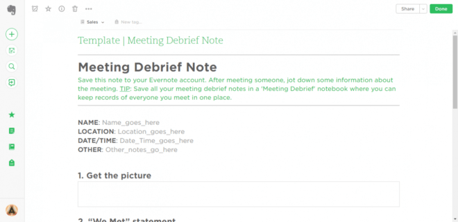 21 Evernote Templates &amp; Workflows To Skyrocket Productivity in Evernote Meeting Notes Template