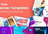 21 Free Banner Templates For Photoshop And Illustrator inside Free Website Banner Templates Download