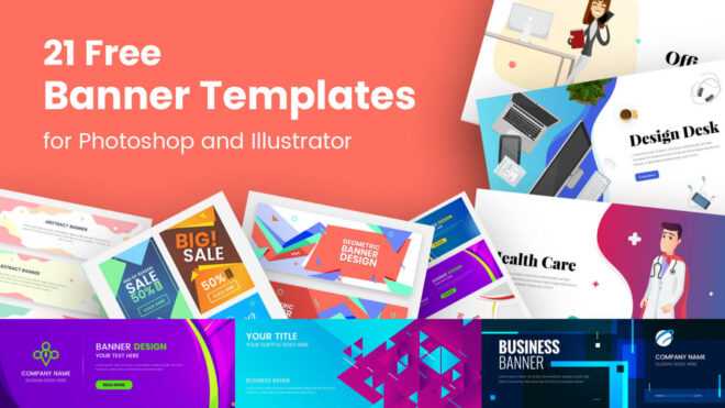 21 Free Banner Templates For Photoshop And Illustrator with regard to Adobe Photoshop Banner Templates