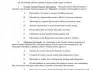 22 Great Founders Agreement Tramples [For Any Startup] ᐅ within Startup Founders Agreement Template