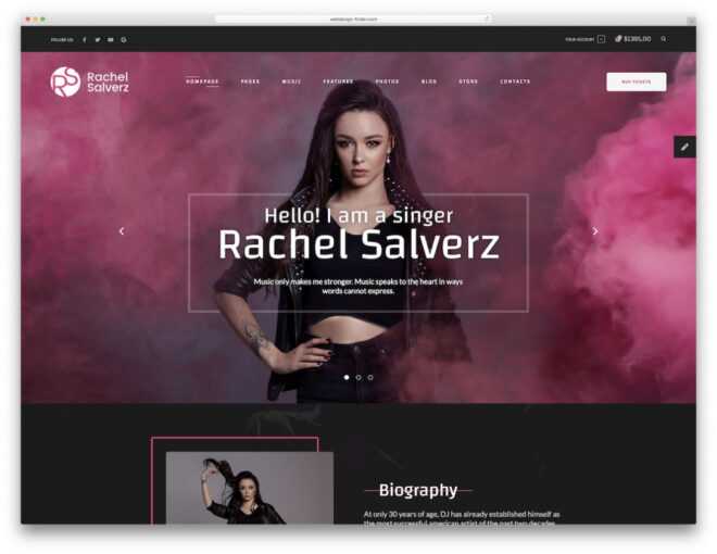23 Best Responsive Music Website Templates 2020 - Colorlib for Record Label Website Template Free