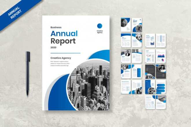 25+ Best Free Annual Report Template Designs 2021 - Theme Junkie pertaining to Annual Report Template Word Free Download