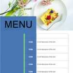 25 Best Free Restaurant Menu Templates For Ms Word &amp; Google for Free Restaurant Menu Templates For Word