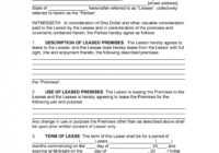 26 Free Commercial Lease Agreement Templates ᐅ Templatelab with regard to Building Rental Agreement Template