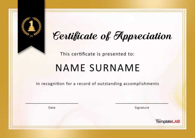 30 Free Certificate Of Appreciation Templates And Letters inside Employee Recognition Certificates Templates Free