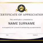 30 Free Certificate Of Appreciation Templates And Letters intended for Formal Certificate Of Appreciation Template