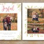 30 Holiday Card Templates For Photographers To Use This Year pertaining to Free Christmas Card Templates For Photographers