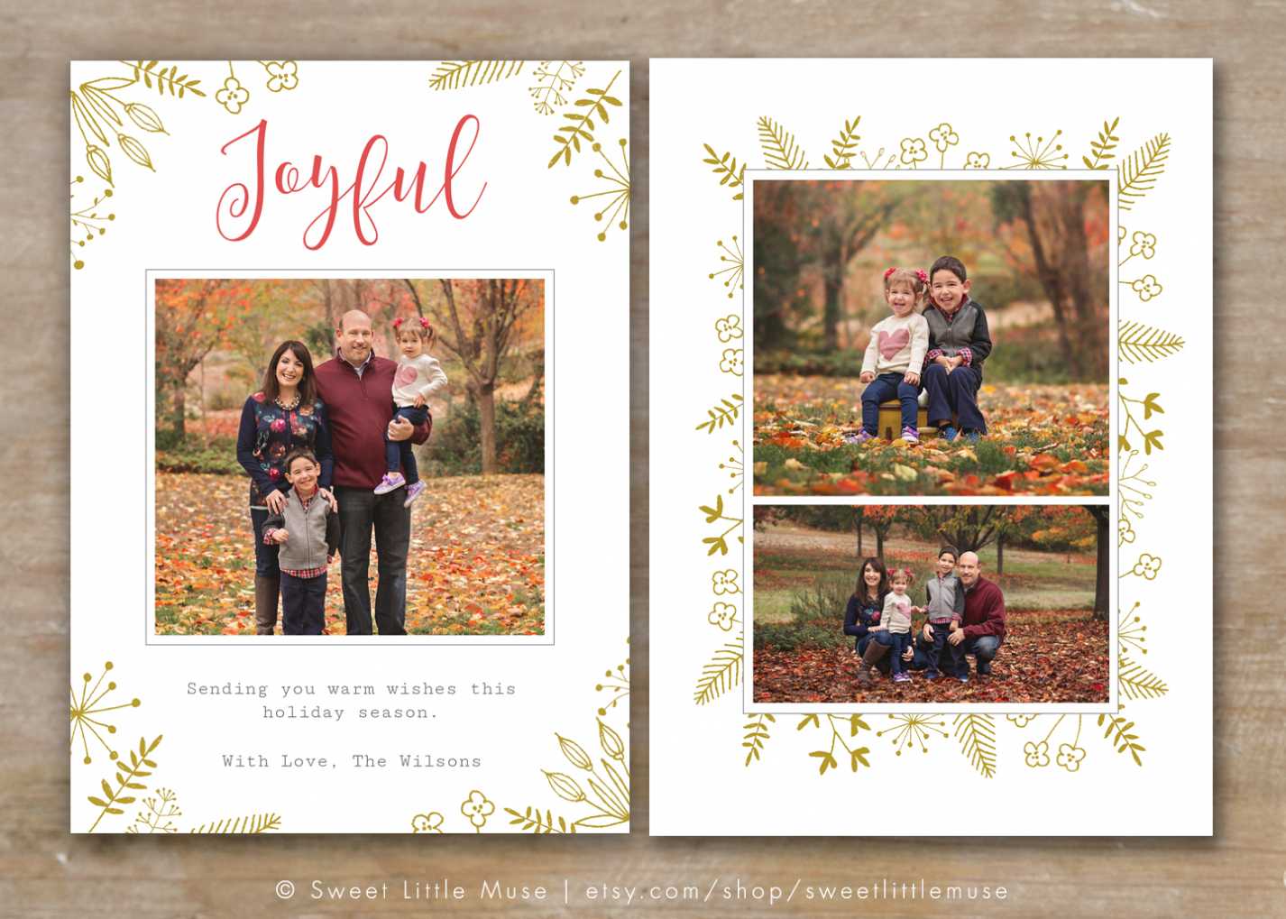 30 Holiday Card Templates For Photographers To Use This Year pertaining to Free Christmas Card Templates For Photographers