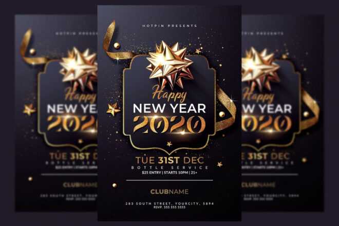 30+ Incredible New Year Flyer Templates For 2020 | Decolore regarding New Years Eve Flyer Template