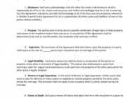 30+ Prenuptial Agreement Samples &amp; Forms ᐅ Templatelab in Free Prenuptial Agreement Template