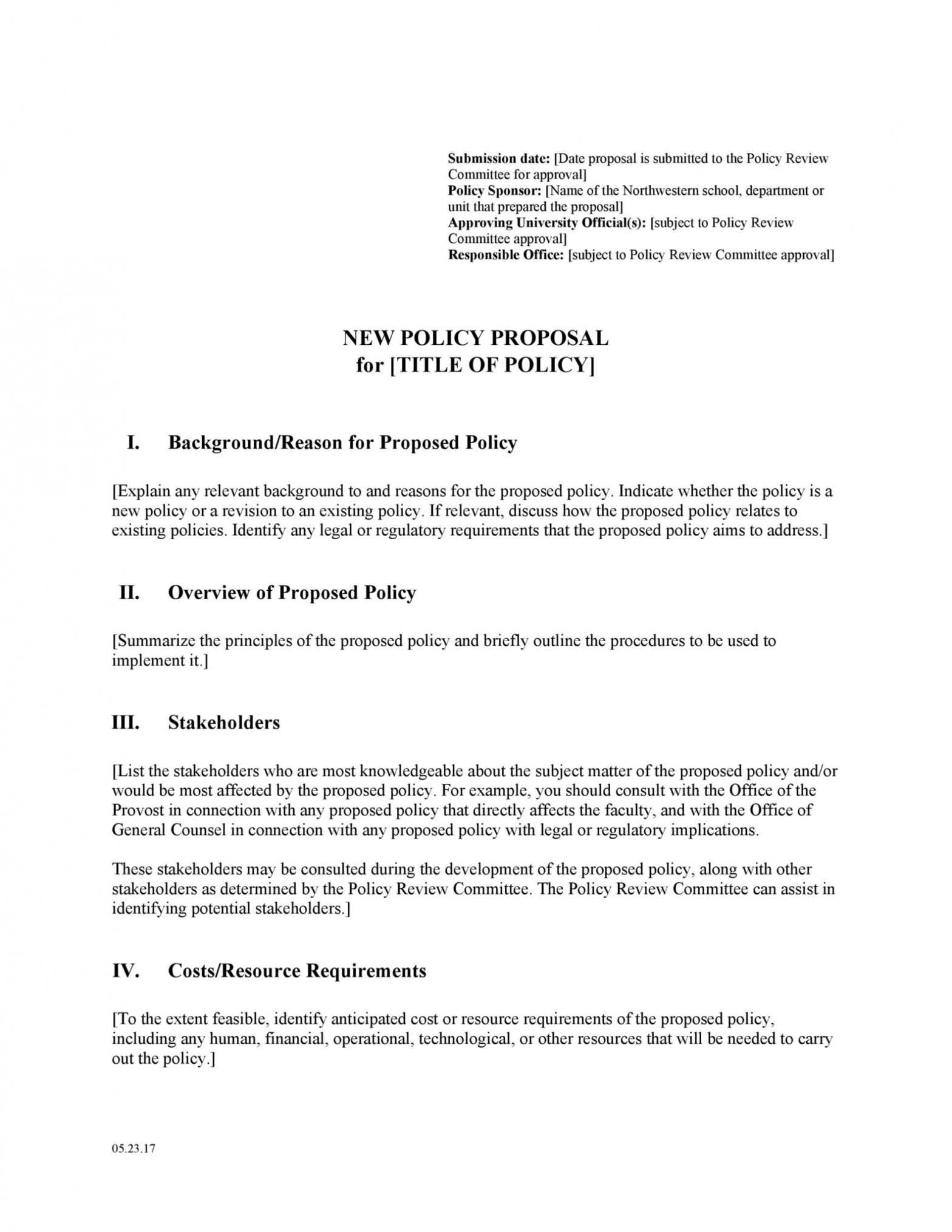 30 Professional Policy Proposal Templates [&amp; Examples] ᐅ with Policy Proposal Template