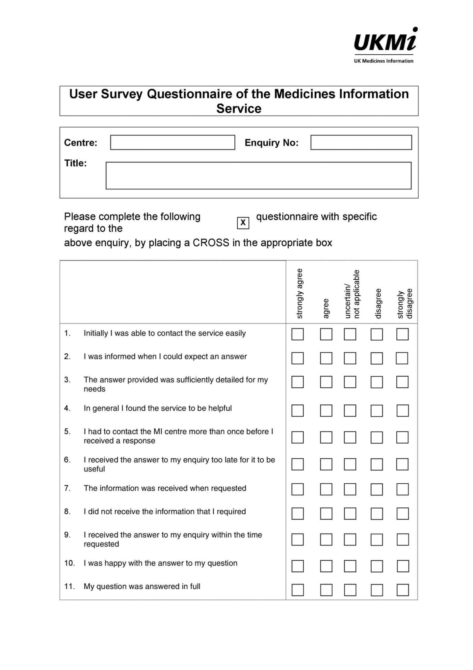 30+ Questionnaire Templates (Word) ᐅ Templatelab throughout Questionnaire Design Template Word