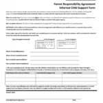 32 Free Child Support Agreement Templates (Pdf &amp; Ms Word) regarding Mutual Child Support Agreement Template