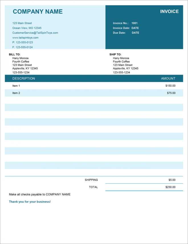 32 Free Invoice Templates In Microsoft Excel And Docx Formats throughout Microsoft Office Word Invoice Template