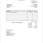 32 Free Invoice Templates In Microsoft Excel And Docx Formats with Tax Invoice Template Doc