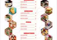 32 Free Simple Menu Templates For Restaurants, Cafes, And within Fun Menu Templates