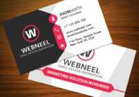 32 Modern Business Card Template Free Download regarding Email Business Card Templates