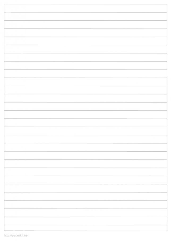 Ruled Paper Word Template