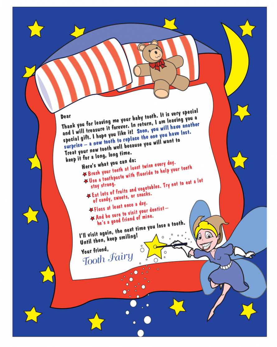 37 Tooth Fairy Certificates &amp; Letter Templates - Printable in Free Tooth Fairy Certificate Template
