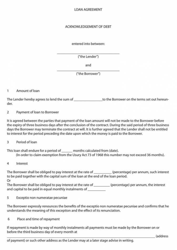 38 Free Loan Agreement Templates &amp; Forms (Word | Pdf) pertaining to Long Term Loan Agreement Template