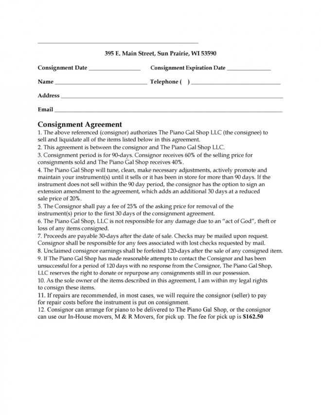 40+ Best Consignment Agreement Templates &amp; Forms ᐅ Templatelab throughout Simple Consignment Agreement Template
