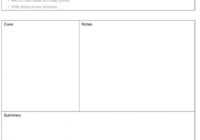 40 Free Cornell Note Templates (With Cornell Note Taking throughout Novel Notes Template