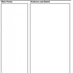 40 Free Cornell Note Templates (With Cornell Note Taking within Microsoft Word Note Taking Template