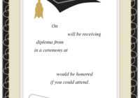 40+ Free Graduation Invitation Templates ᐅ Templatelab for Free Graduation Invitation Templates For Word