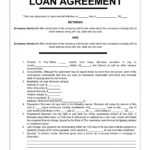 40+ Free Loan Agreement Templates [Word &amp; Pdf] ᐅ Templatelab within Business Loan Agreement Template