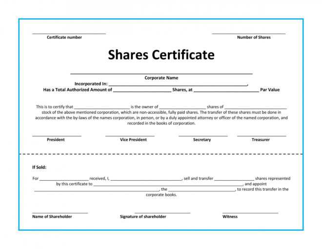 40+ Free Stock Certificate Templates (Word, Pdf) ᐅ Templatelab in Free Stock Certificate Template Download
