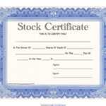 40+ Free Stock Certificate Templates (Word, Pdf) ᐅ Templatelab throughout Stock Certificate Template Word
