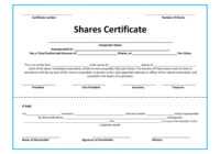 40+ Free Stock Certificate Templates (Word, Pdf) ᐅ Templatelab with regard to Shareholding Certificate Template