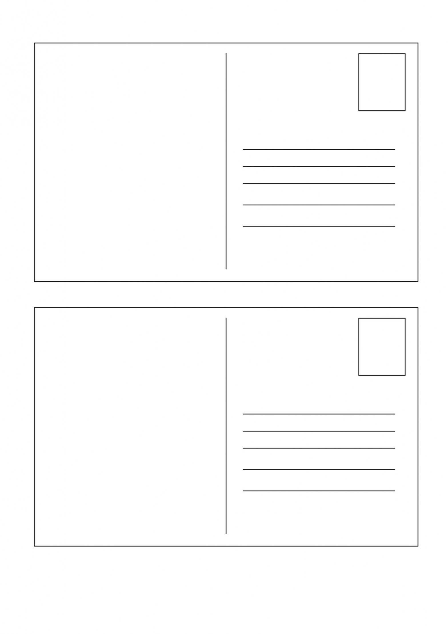 40+ Great Postcard Templates &amp; Designs [Word + Pdf] ᐅ pertaining to Free Blank Postcard Template For Word