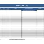 40 Petty Cash Log Templates &amp; Forms [Excel, Pdf, Word] ᐅ pertaining to Petty Cash Expense Report Template