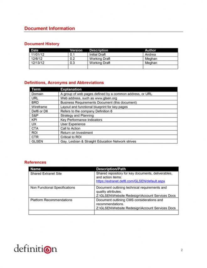 40+ Simple Business Requirements Document Templates ᐅ pertaining to Business Requirement Document Template Simple