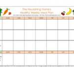 40+ Weekly Meal Planning Templates ᐅ Templatelab regarding Weekly Menu Template Word