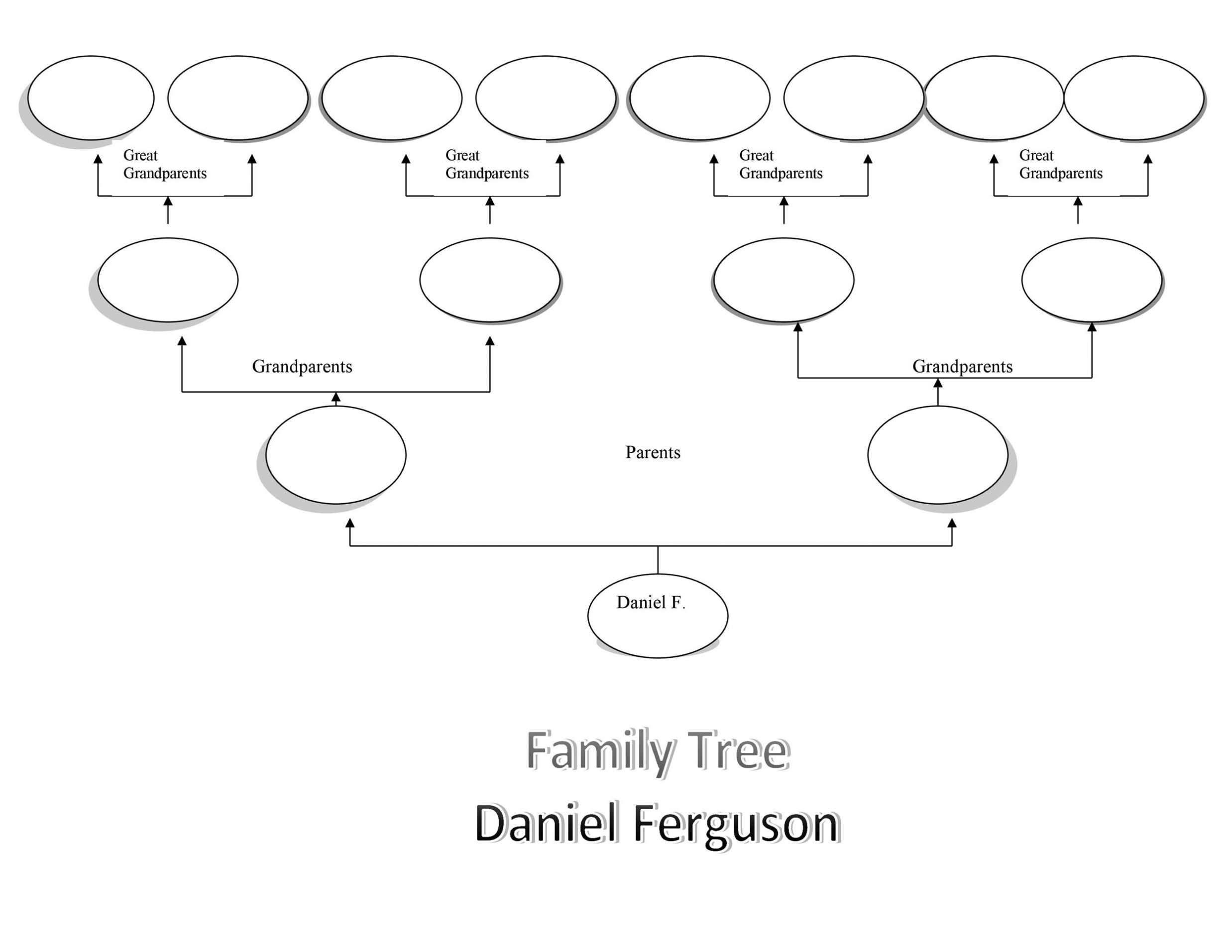 41+ Free Family Tree Templates (Word, Excel, Pdf) ᐅ Templatelab throughout 3 Generation Family Tree Template Word