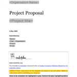 43 Professional Project Proposal Templates ᐅ Templatelab inside Simple Project Proposal Template